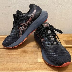 ASICS GEL-KAYANO Lite 2 Running Shoes - Women's 9 (Thunder Blue/Coral)